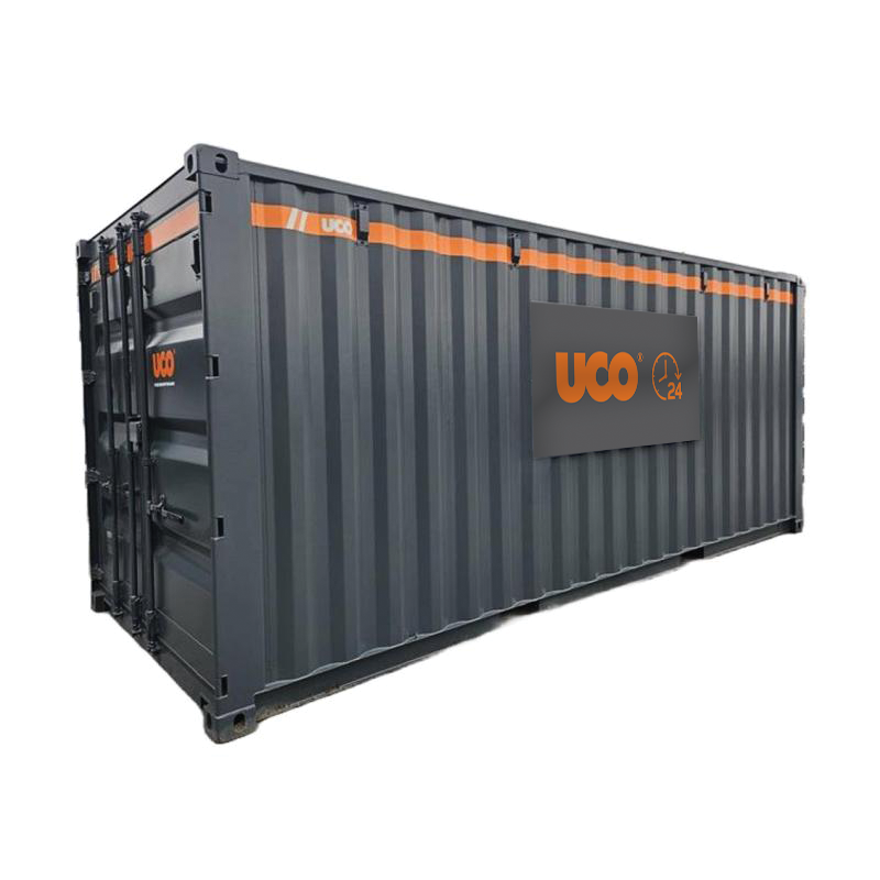 Container < 20' isolert m/El., reol og gangdør